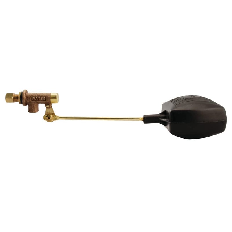 Watts C-TF Series 12" x 3/4" Bronze Evaporative Cooler Valve Kit, 1/4" Copper Tube Compression Inlet Connection, Adjustable Brass Arms, Polyethylene Float, Buna-N Seals - Image 1